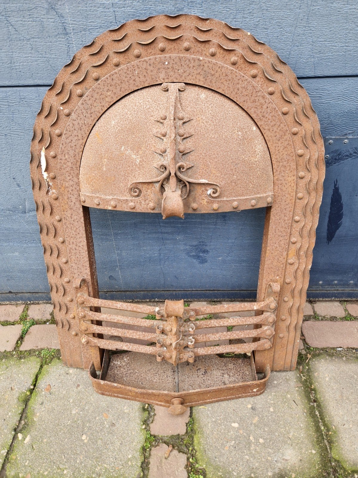 antieke openhaard, Ophalen