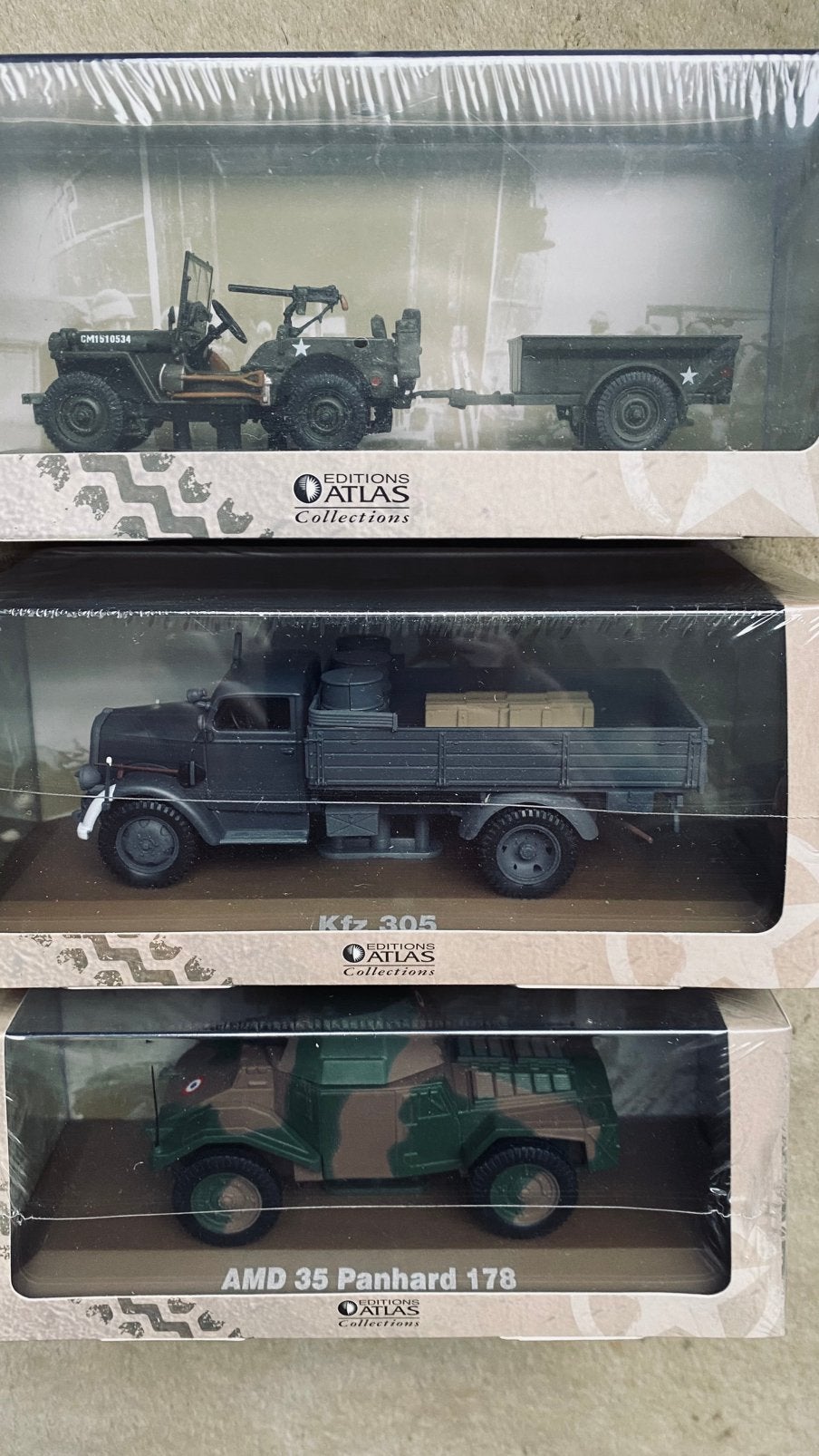 Atlas Collections Militaire Voertuigen - Nieuw in doos, Ophalen of Verzenden, Nieuw, Auto's