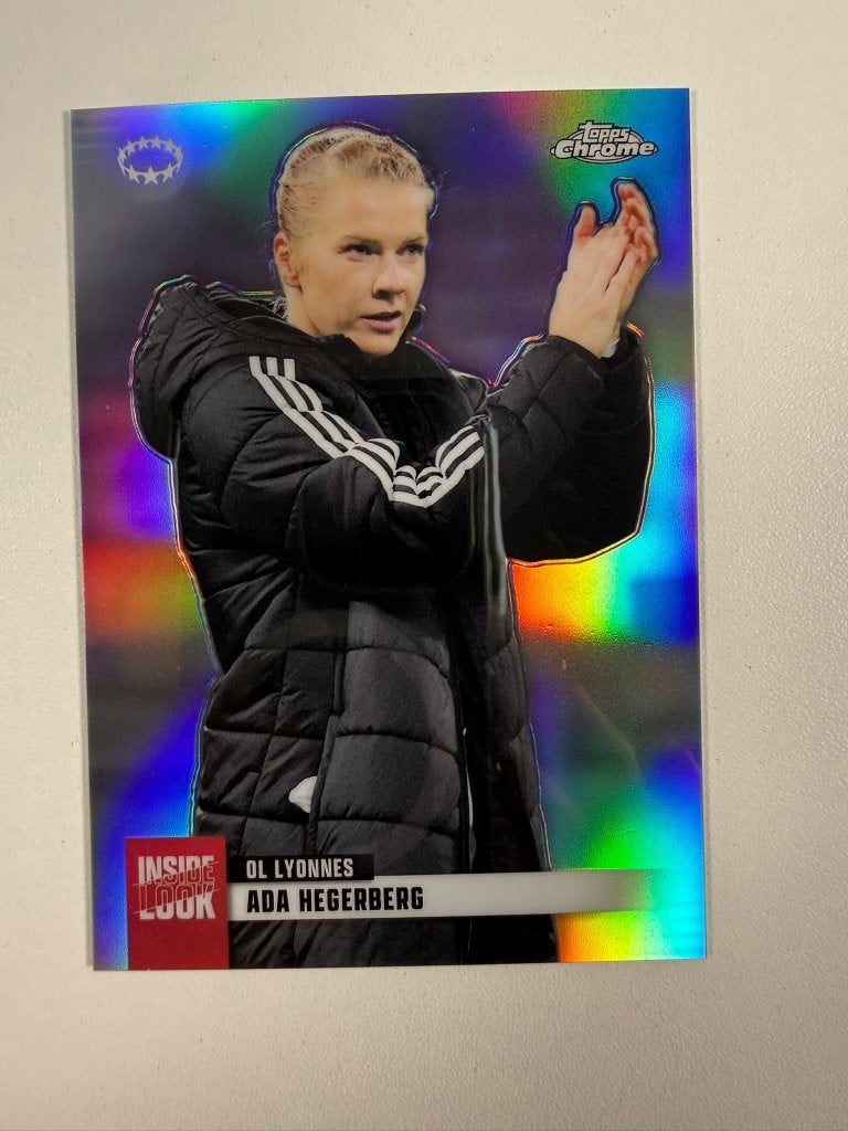 Ada Hegerberg Inside Look Topps Women's Chrome 2025-26, Ophalen of Verzenden, Nieuw, Buitenlandse clubs, Poster, Plaatje of Sticker