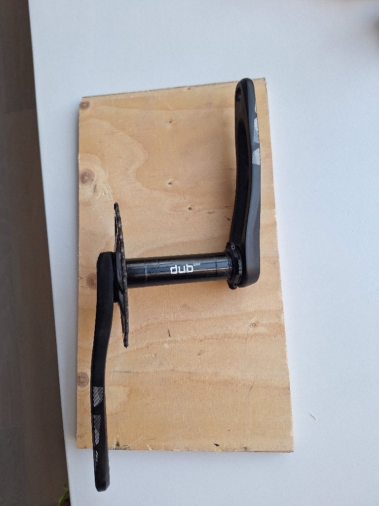 Sram NX crankset DUB WIDE crankstel 175 mm inc.32T en 34T, Crankstel of Pedalen, Ophalen of Verzenden, Zo goed als nieuw, SRAM