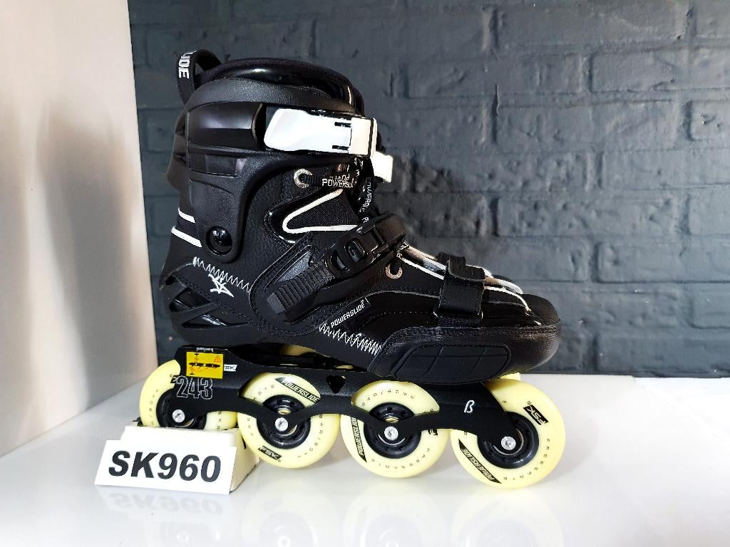 Powerslide S4 FSK Skeelers Skates 4x80 80mm Wielen Maat 43, Verzenden, Nieuw, Kinderen, Inline skates 4 wielen