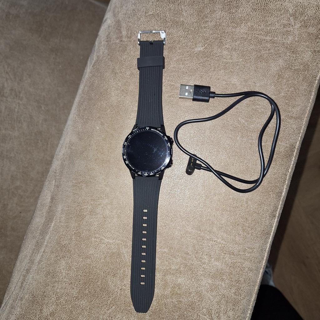 Nieuw denver smartwatch, Sieraden, Tassen en Uiterlijk, Smartwatches, Ophalen of Verzenden, Nieuw, Zwart, Android