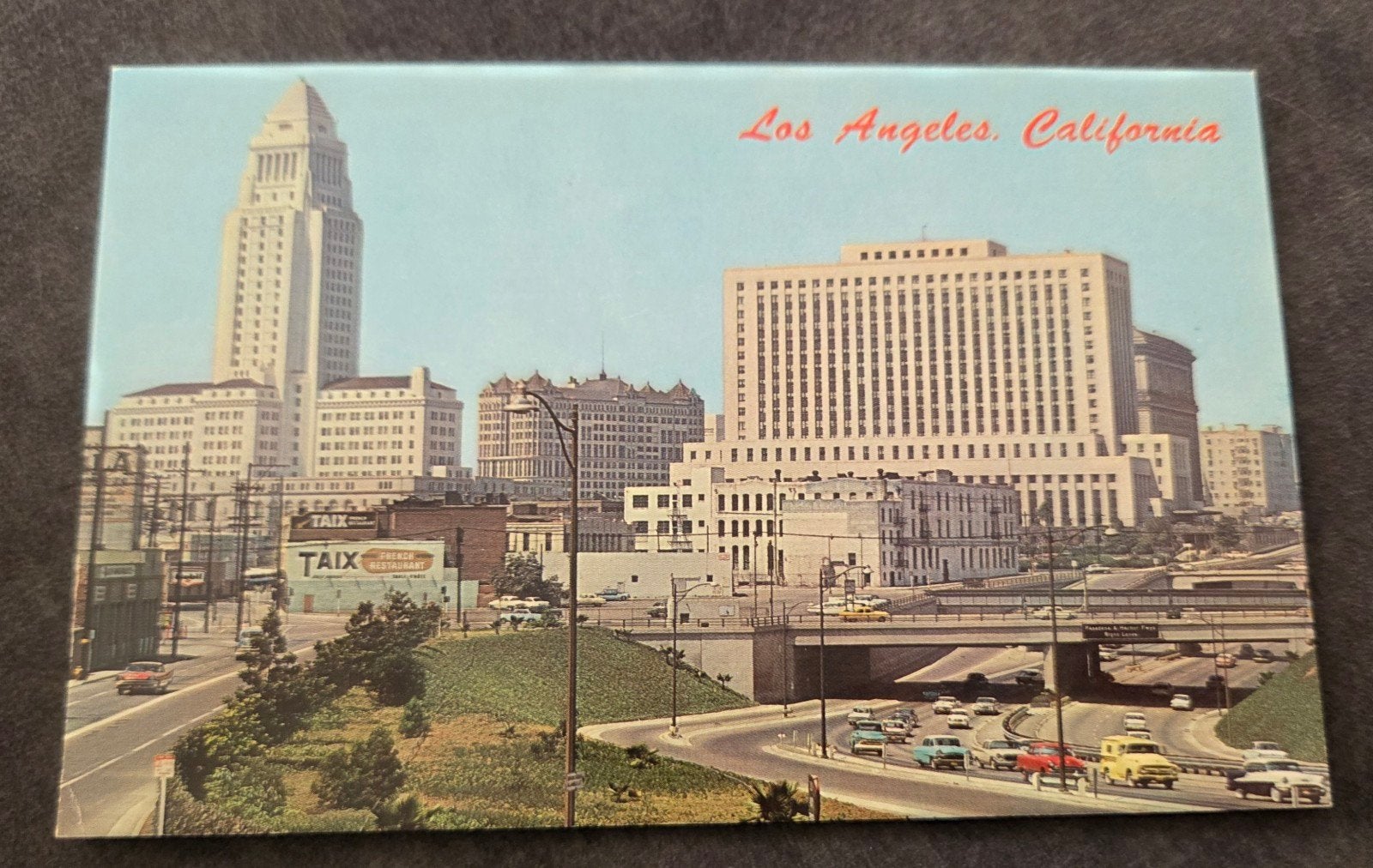 Los Angeles, Californië - The Civic Center, Verzenden, 1960 tot 1980, Ongelopen, Buiten Europa