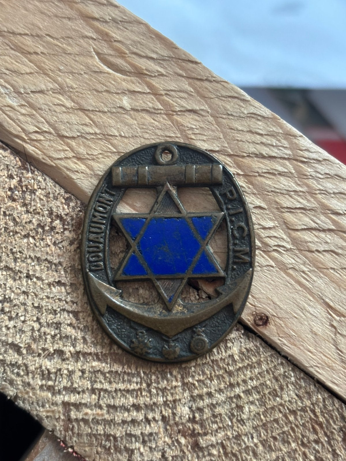 Frans joods speld ? Wo2, Ophalen of Verzenden, Overige gebieden, Embleem of Badge