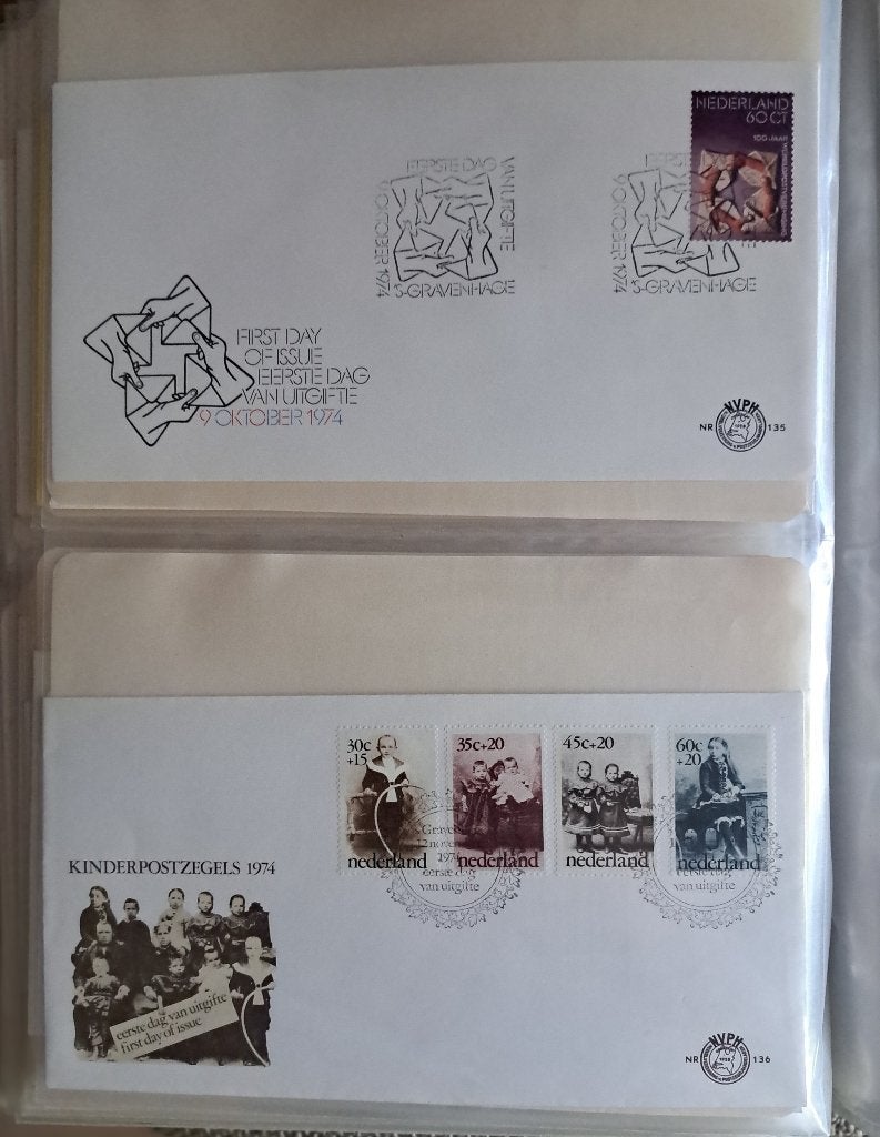 Nederland enveloppen 1973 + 1974 + 1975 + 1976 =onbeschreven, Postzegels en Munten, Postzegels | Eerstedagenveloppen, Ophalen of Verzenden