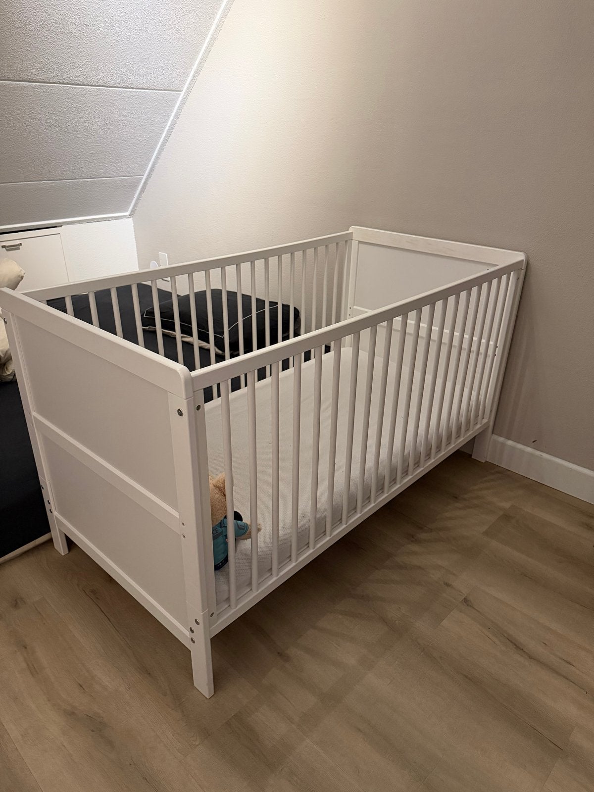 Ledikant / Co-sleeper met Aerosleep matras en hoes, Ophalen, Gebruikt, 70 tot 85 cm, 140 tot 160 cm