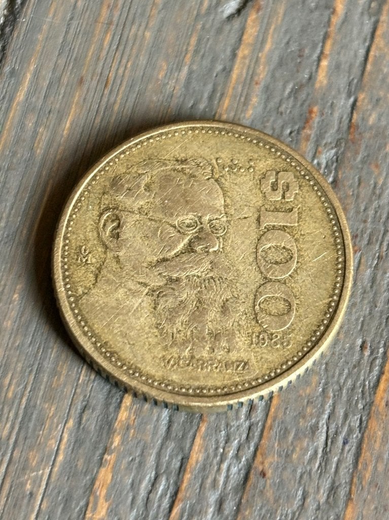 100 Pesos 1985 Mexico, Ophalen of Verzenden, Noord-Amerika, Losse munt
