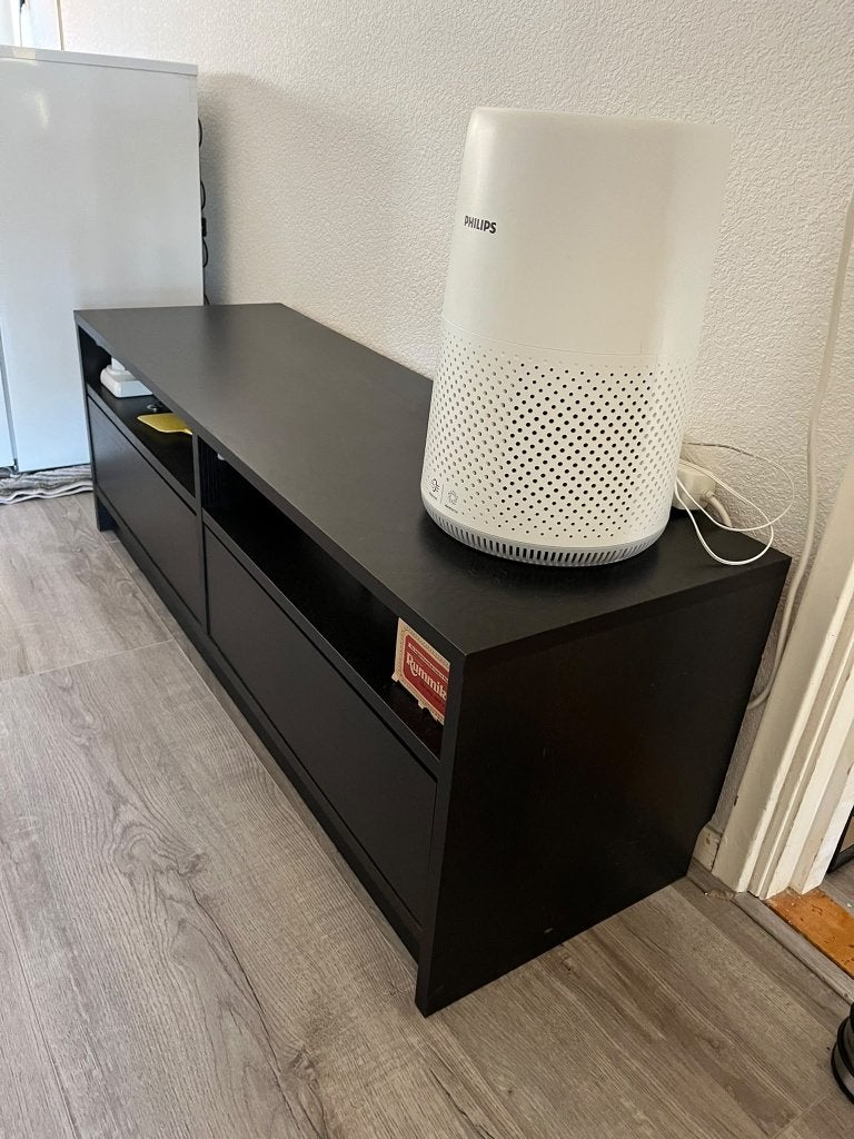 tv meubel zwart, Huis en Inrichting, Ophalen, Gebruikt, 150 tot 200 cm, Minder dan 100 cm