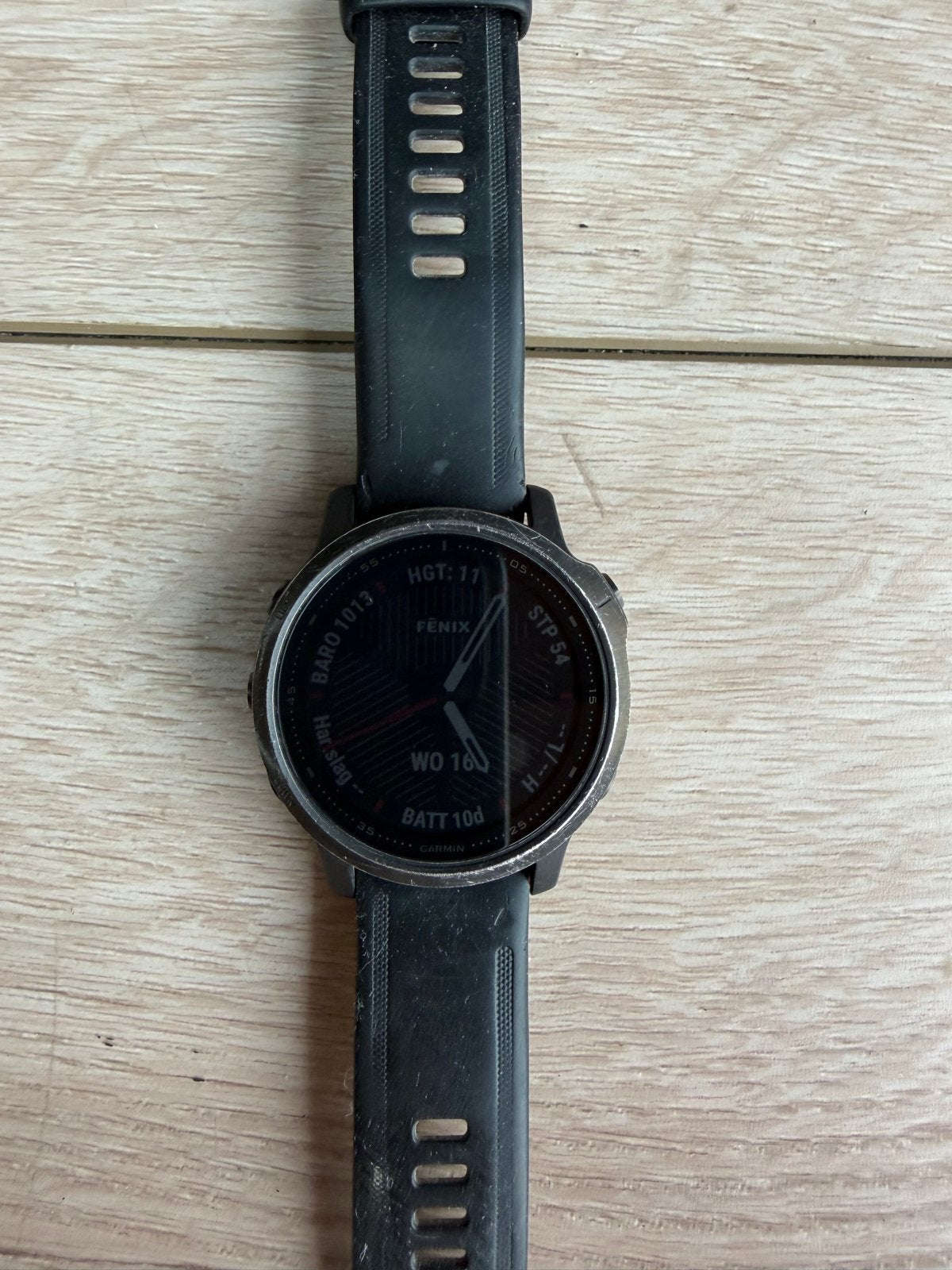 Garmin Fenix 6S Sapphire Smartwatch Zwart, Zwart, Ophalen of Verzenden, Waterdicht, Android