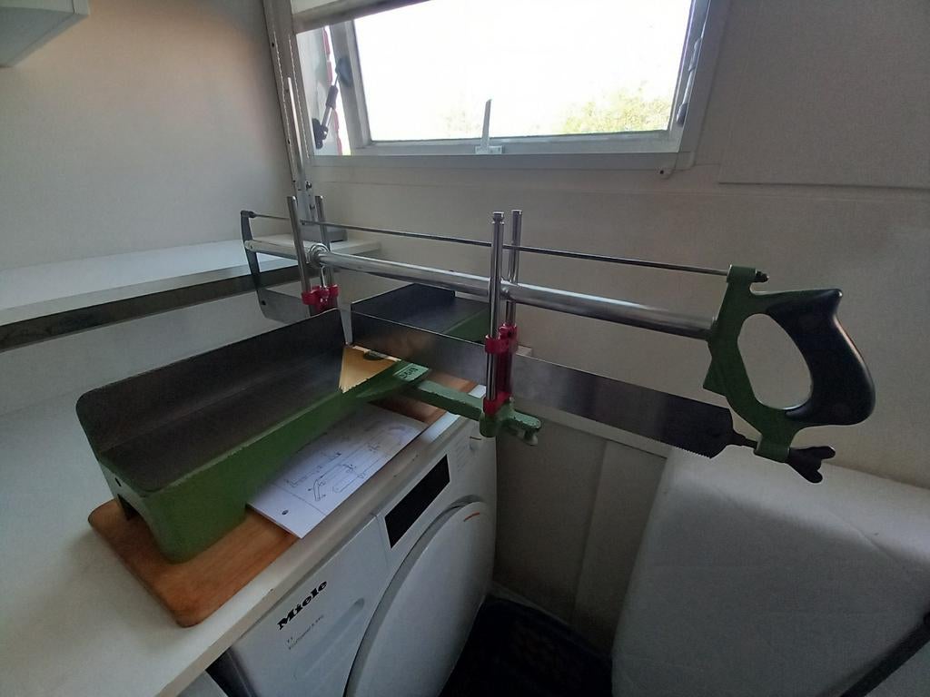 Ulmia 354 verstekzaag verstekbak afkortzaag lijstenmaker, Ophalen, 1200 watt of meer, Afkortzaag, 70 mm of meer
