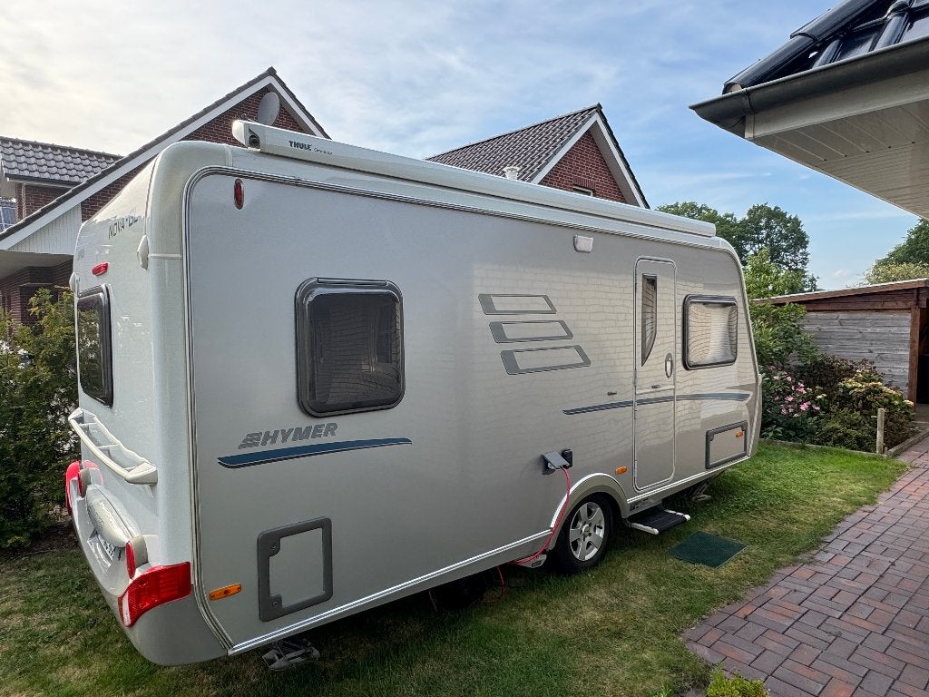 Eriba Nova 465 GL 2012 Airco Omnistore luifel, Caravans en Kamperen, Rondzit, Particulier, Schokbreker, Vast bed