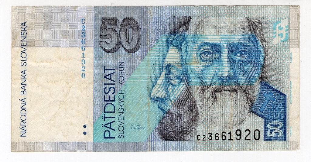 Slowakije 50 Kronen 1993 vf, Postzegels en Munten, Bankbiljetten | Europa | Niet-Eurobiljetten, Verzenden, Overige landen