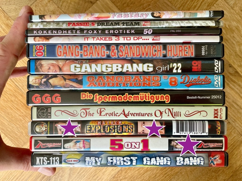 12x 18+ DVD's incl. Passie & Foxy DVD's (nette staat), Vanaf 18 jaar, Ophalen of Verzenden, Zo goed als nieuw