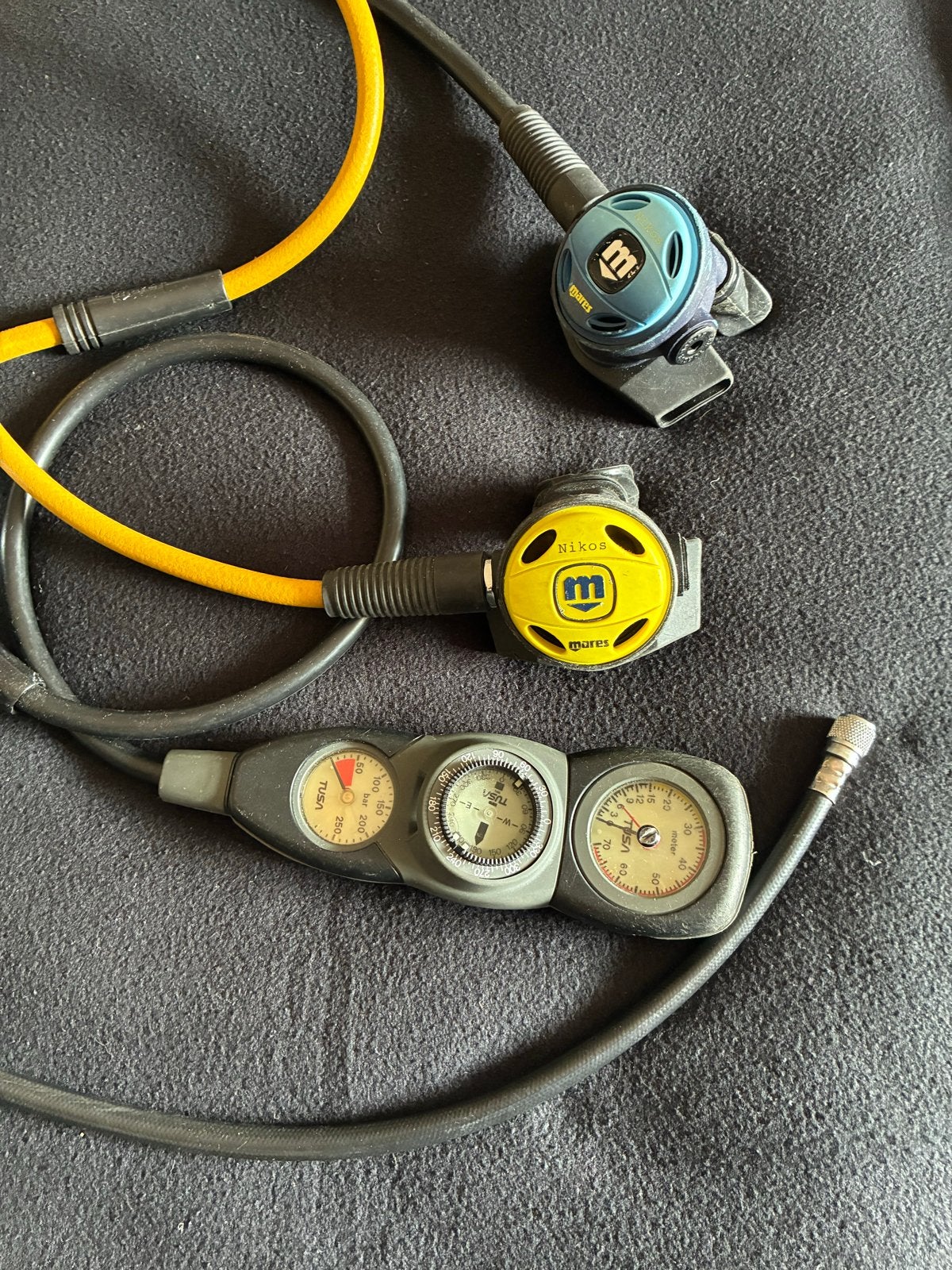 Mares duikregelaar set met console, Watersport en Boten, Duiken, Ophalen of Verzenden, Gebruikt, Overige typen