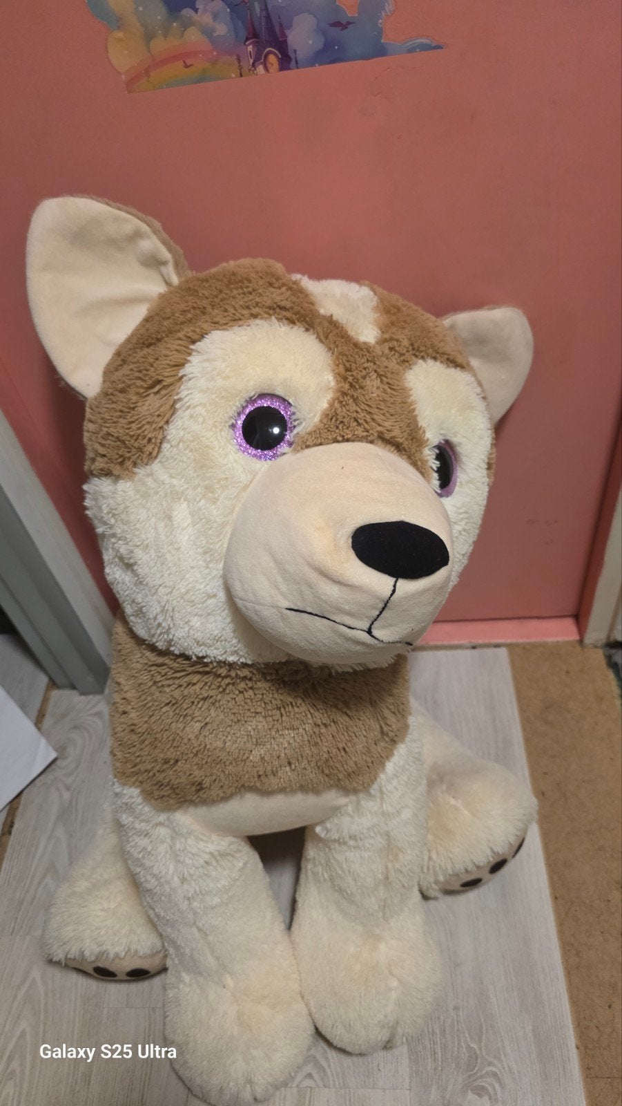 Grote knuffel hond - 60cm, Ophalen, Gebruikt, Hond, Middelgroot (20 tot 80 cm)