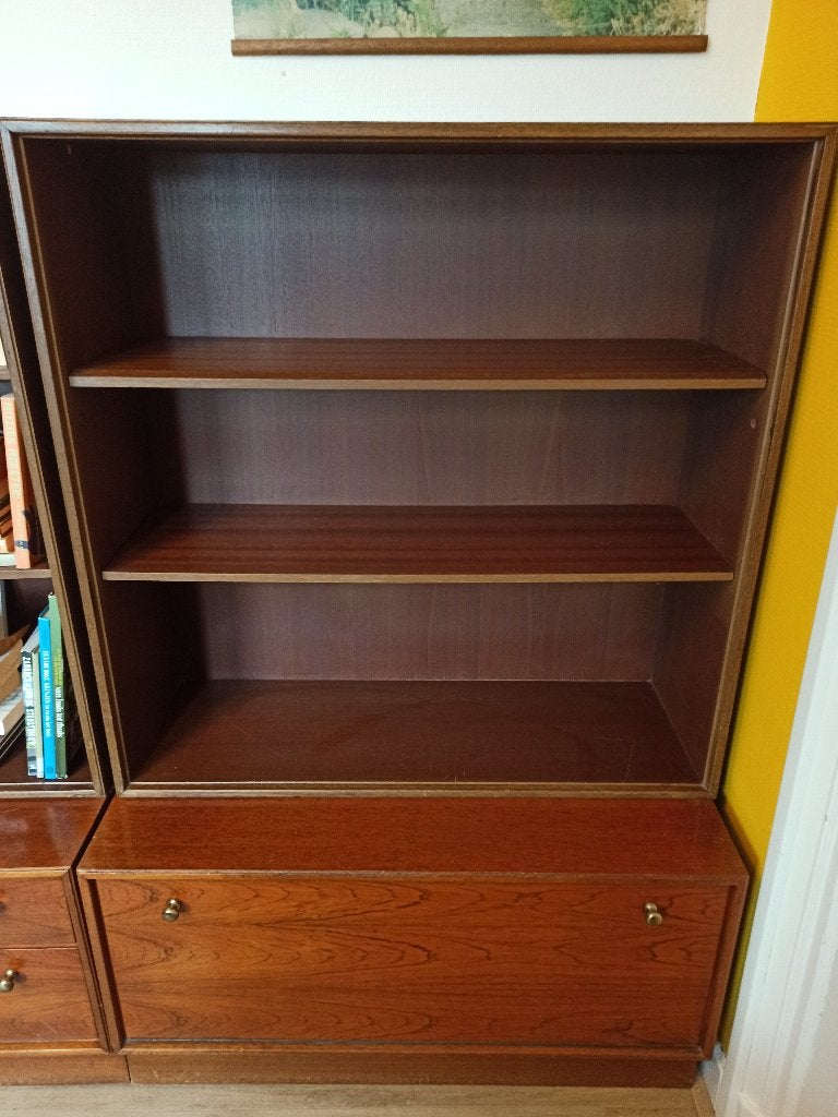 Mooie vintage kasten van Kempkes meubelmakerij, Ophalen, Gebruikt, 50 tot 100 cm, 25 tot 50 cm