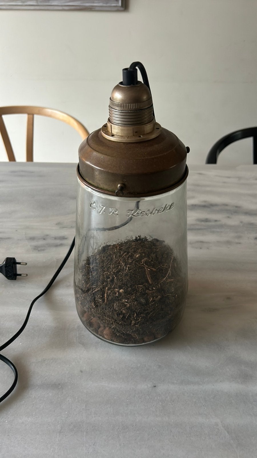 Spruitje pickles tafellamp, Ophalen, Gebruikt, E14 (klein)