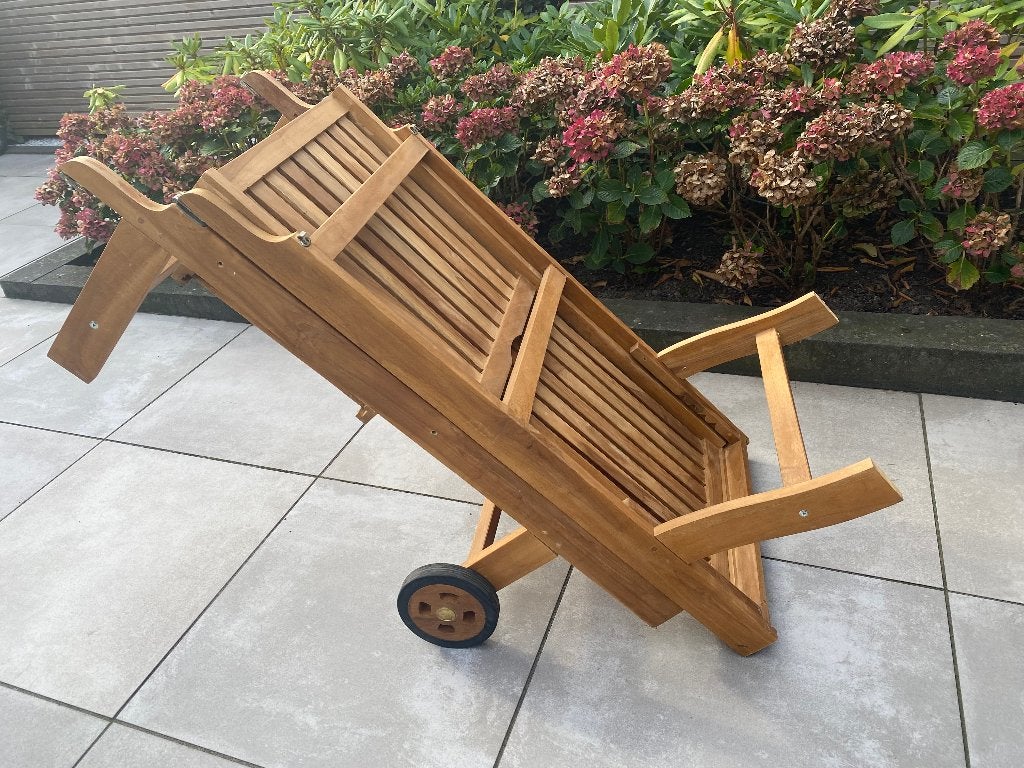 ligbeden, Tuin en Terras, Ophalen, Zo goed als nieuw, Aluminium, Inklapbaar