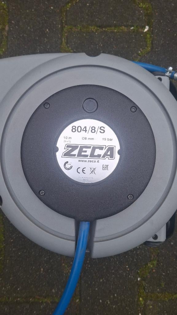 3x ZECA 804/8/S Luchthaspel haspel afroller Lucht haspel, ., Ophalen of Verzenden, Zo goed als nieuw, .