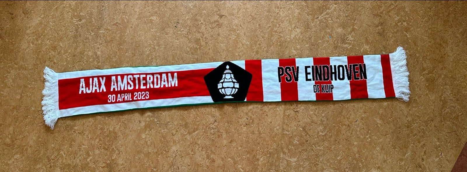 KNVB Bekerfinale Sjaal Ajax - PSV 2023, Verzenden, Zo goed als nieuw, Ajax, Vaantje of Sjaal
