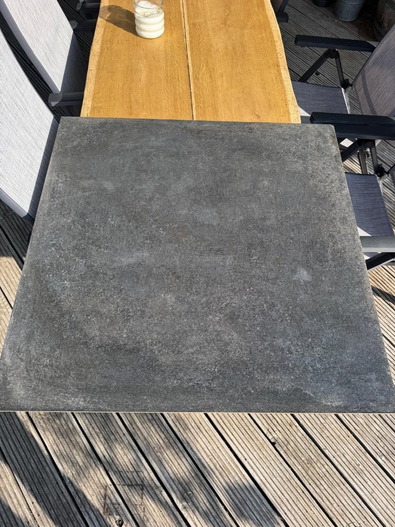 Antraciet keramische tegels 100x100 cm – 5 tegels – 5 m², Ophalen, 60 cm of meer, Overige typen, Nieuw