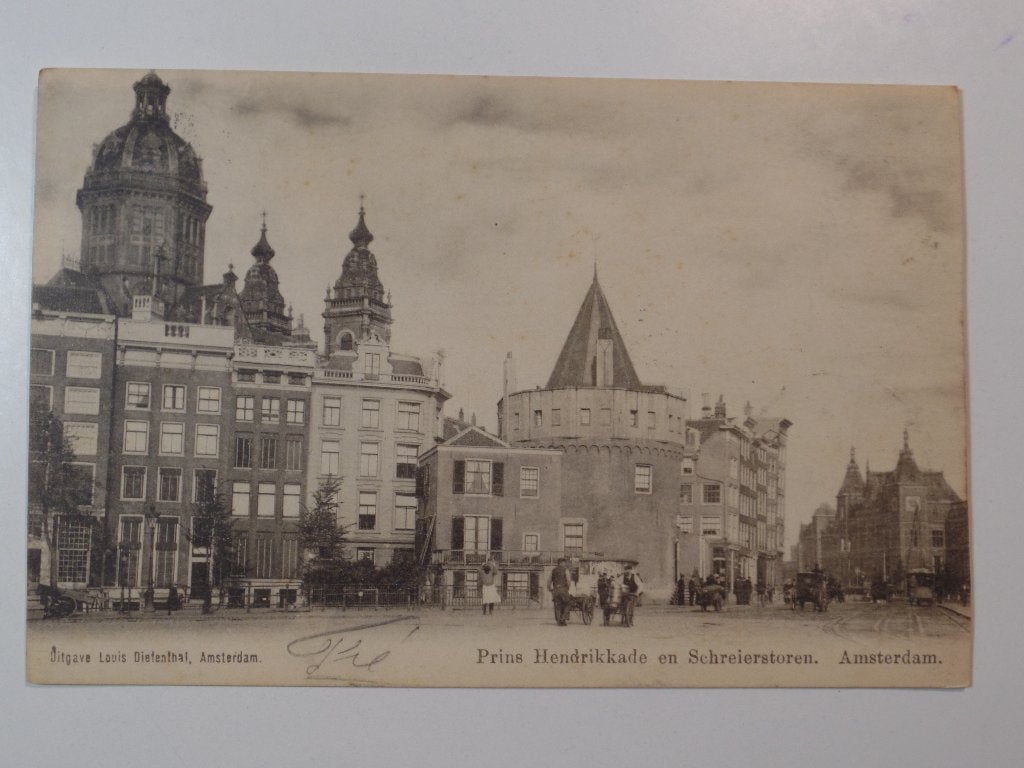 Amsterdam 167, Ophalen of Verzenden, Voor 1920, Gelopen, Noord-Holland