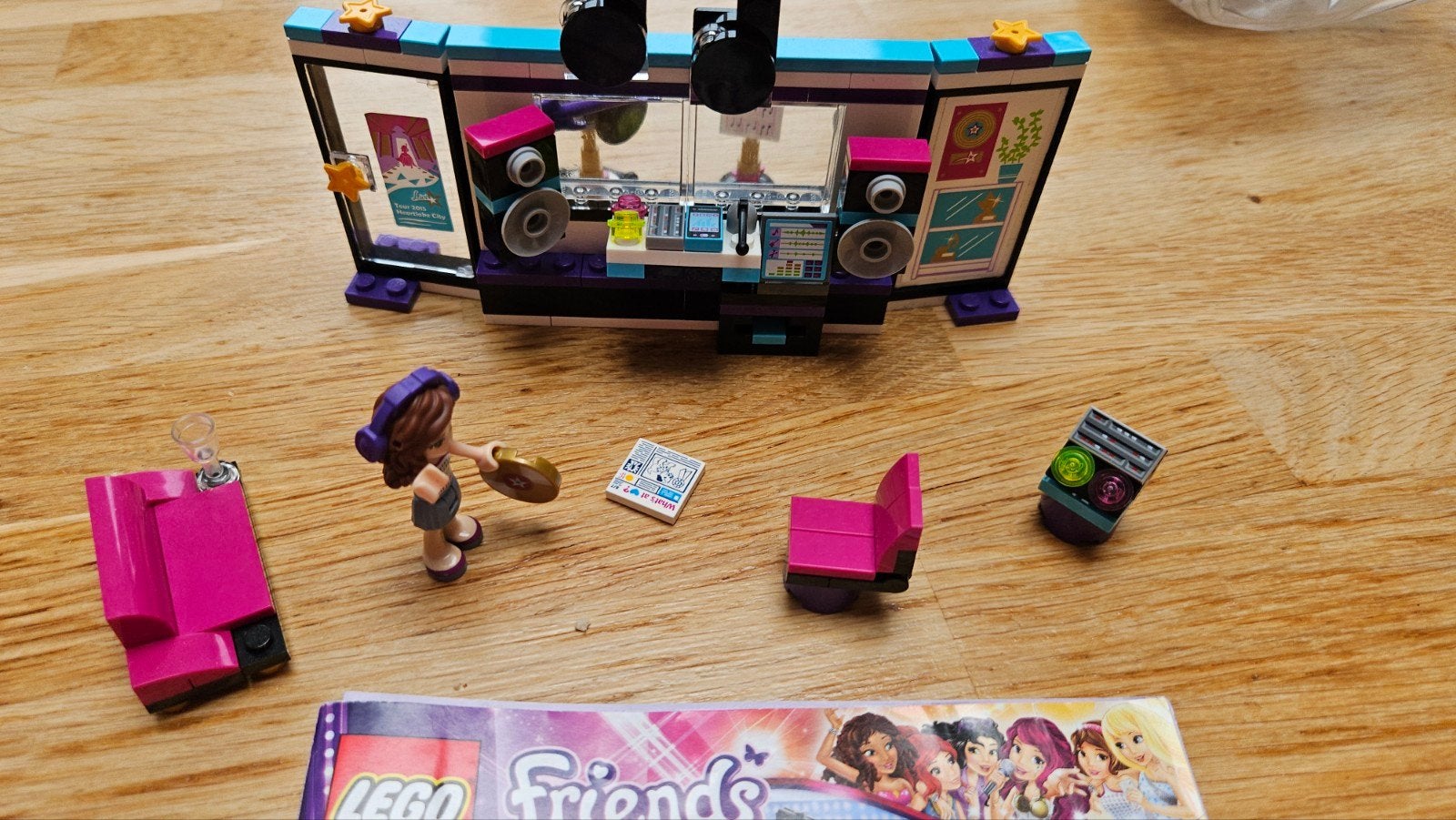Compleet - Lego 41103 popster opnamestudio, Lego, Friends, Ophalen of Verzenden, Zo goed als nieuw