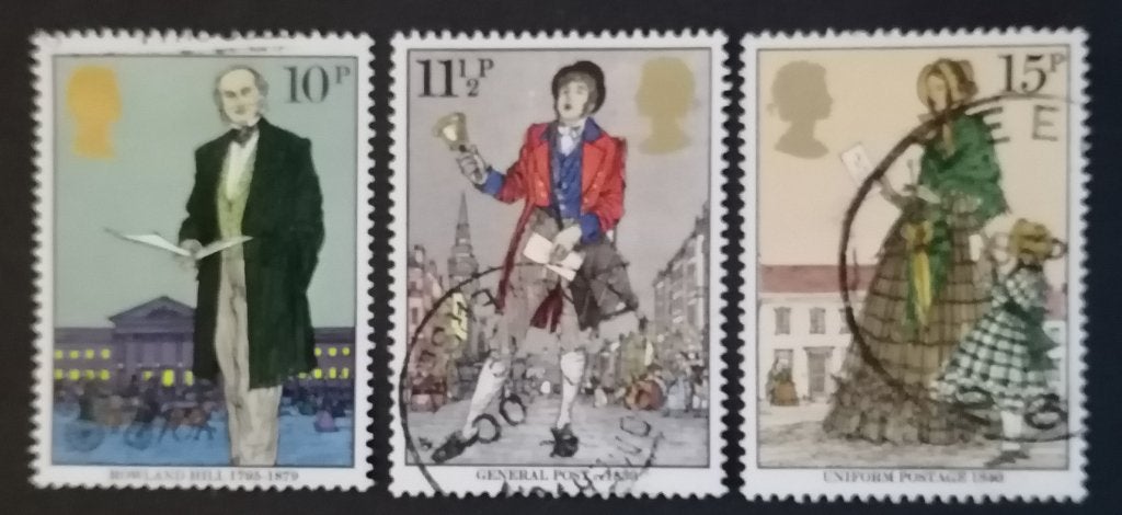 UK - Sir Rowland Hill 1979, Postzegels en Munten, Verzenden, Gestempeld