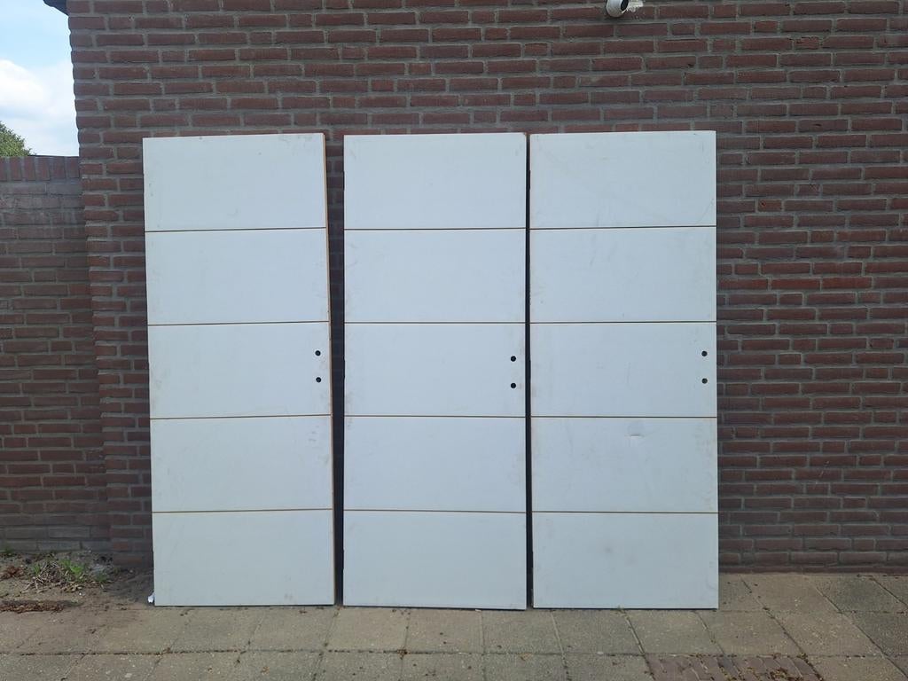 3 nieuwe stompe binnendeuren 201,5 x 78, Doe-het-zelf en Verbouw, Deuren en Horren, Ophalen of Verzenden, Nieuw