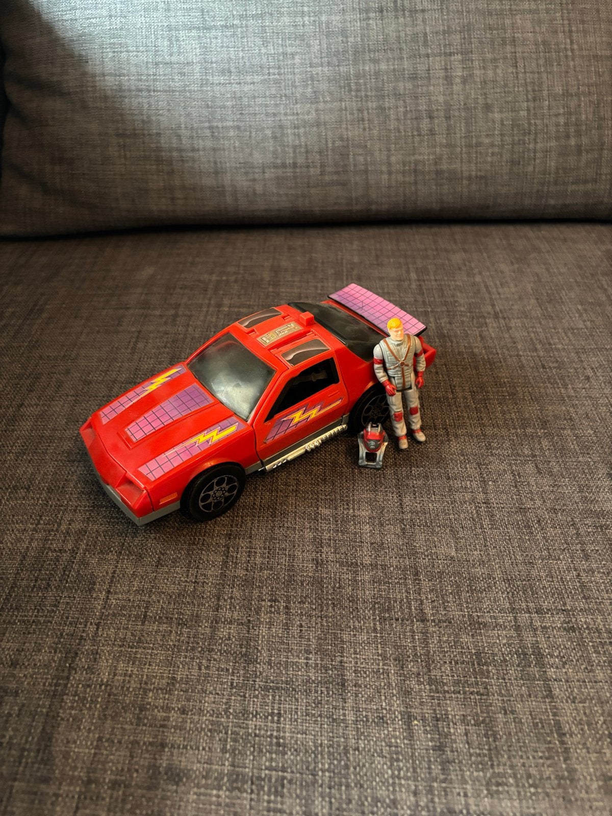 Vintage M.A.S.K. Thunderhawk met Matt Trakker figuur, Ophalen of Verzenden, Gebruikt