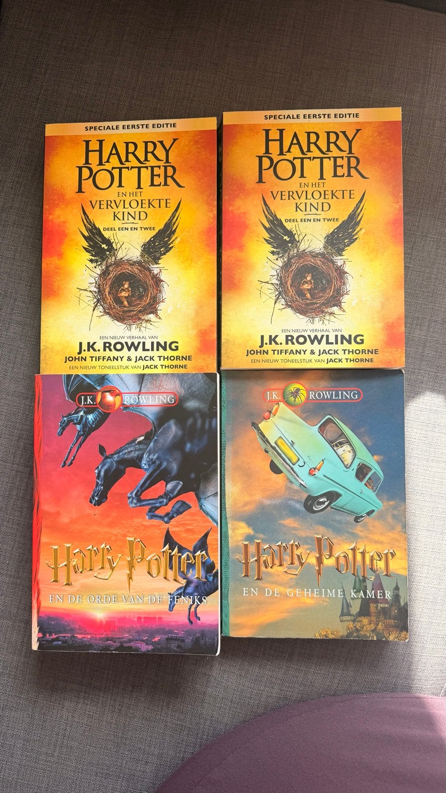 Harry Potter boeken - 4-delige set (2dubbele), Boeken, Ophalen of Verzenden, Gelezen