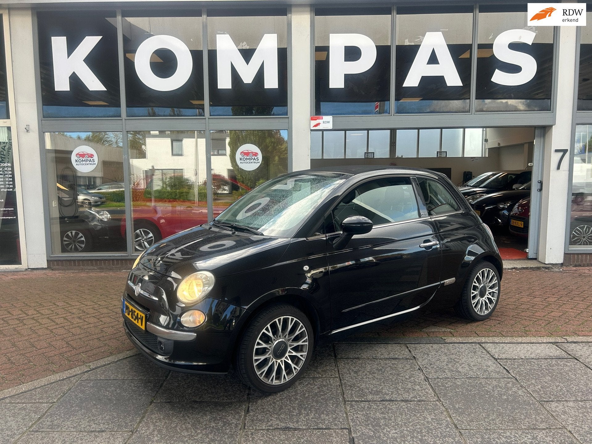 Fiat 500 C 1.2 Lounge |Cabrio|1EIG|Airco|Apk27|VOL.OH|PDC|Sp, Auto's, Voorwielaandrijving, Euro 5, Gebruikt, 4 cilinders
