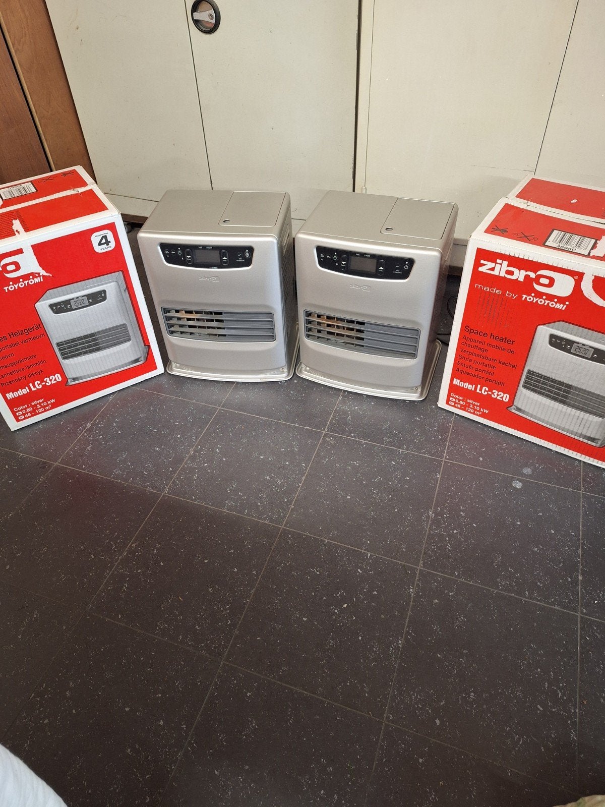 2x zibro lc320 laserkachels, Huis en Inrichting, Ophalen, Overige brandstoffen, Petroleumkachel