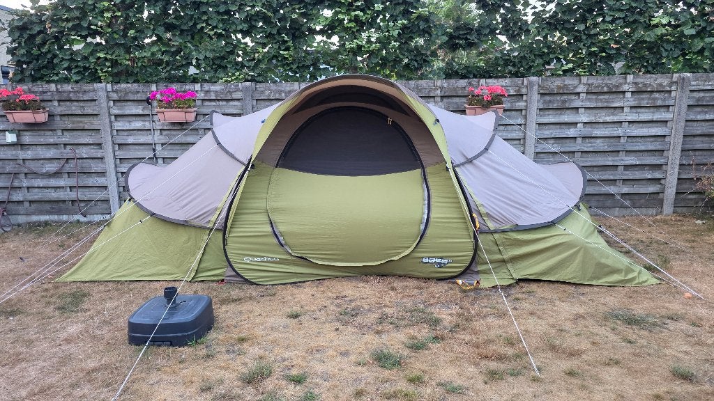 Decathlon tent Quechua Base seconds 4.2, Ophalen, Zo goed als nieuw, Tot en met 2