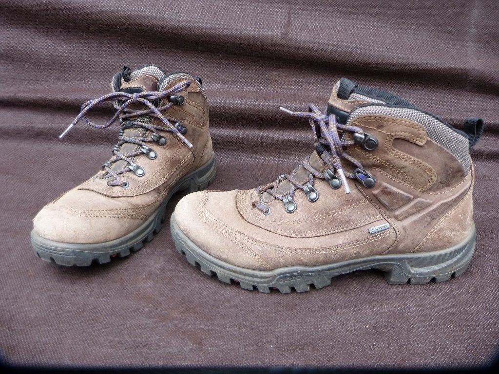Ecco YAK lederen halfhoge wandelschoenen 40 GoreTex bruin, Ophalen, Bruin, ECCO., Wandelschoenen