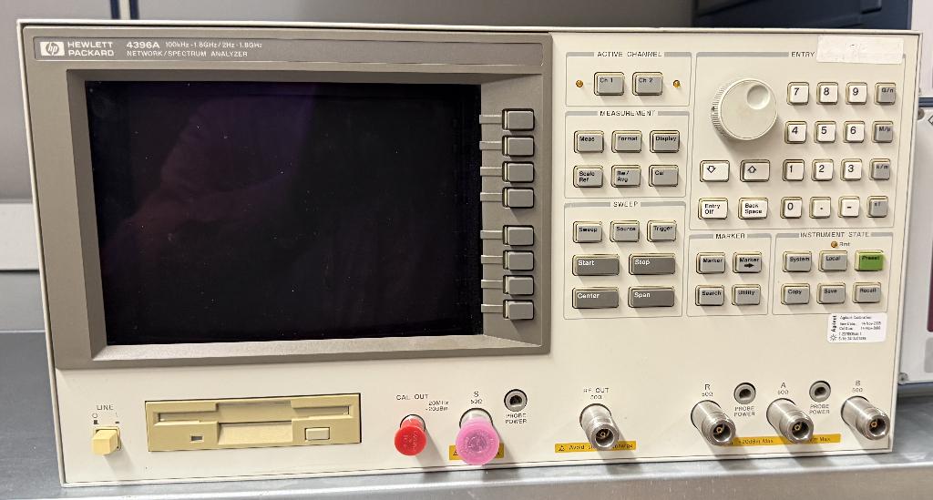 HP 4396A Network / Spectrum Analyzer 1,8Ghz, Doe-het-zelf en Verbouw, Meetapparatuur, Gebruikt, Overige meters, Ophalen
