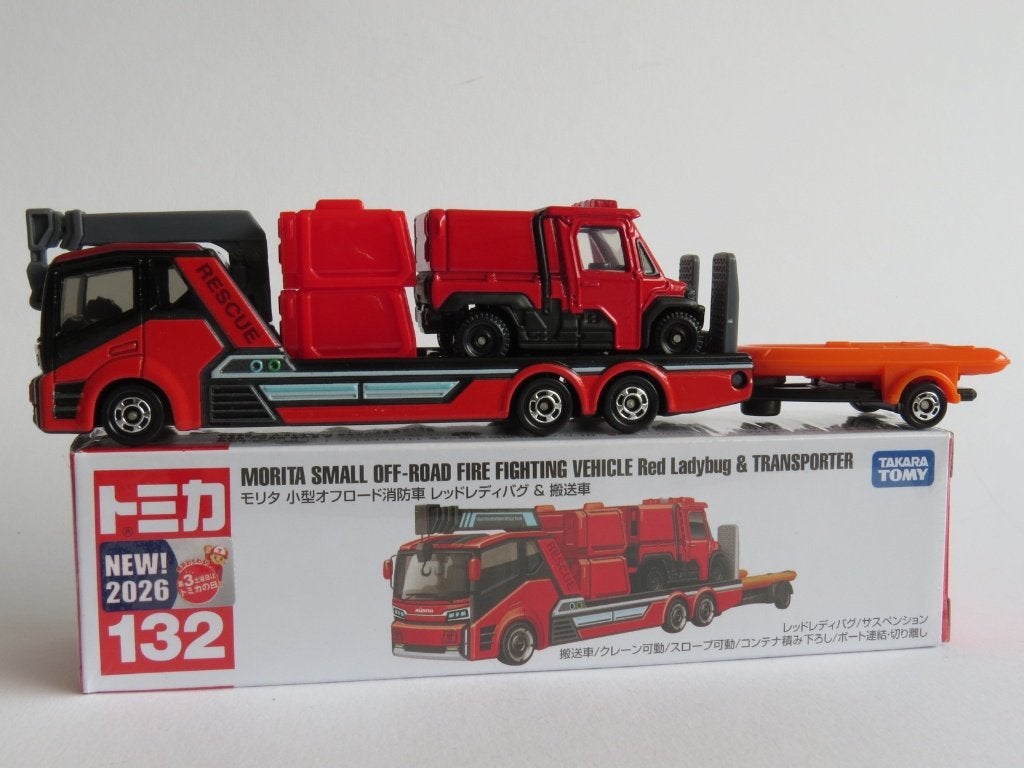 Tomica nr132 Morita Brandweerwagen tomy, Ophalen of Verzenden, Nieuw, Auto