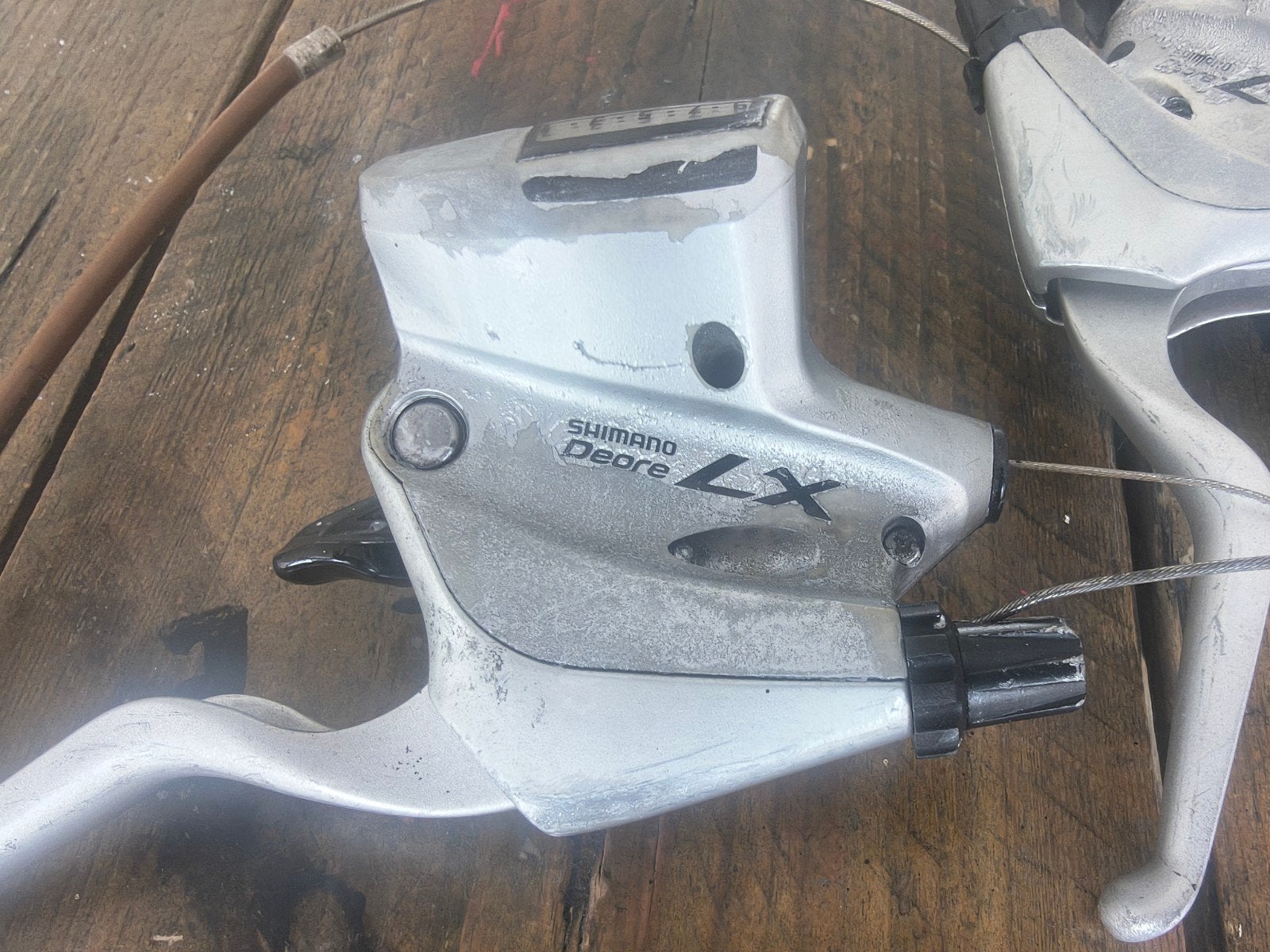 Shimano Deore LX shifters en remmen dual control 3x9, Fietsen en Brommers, Fietsonderdelen, Ophalen of Verzenden, Remmen