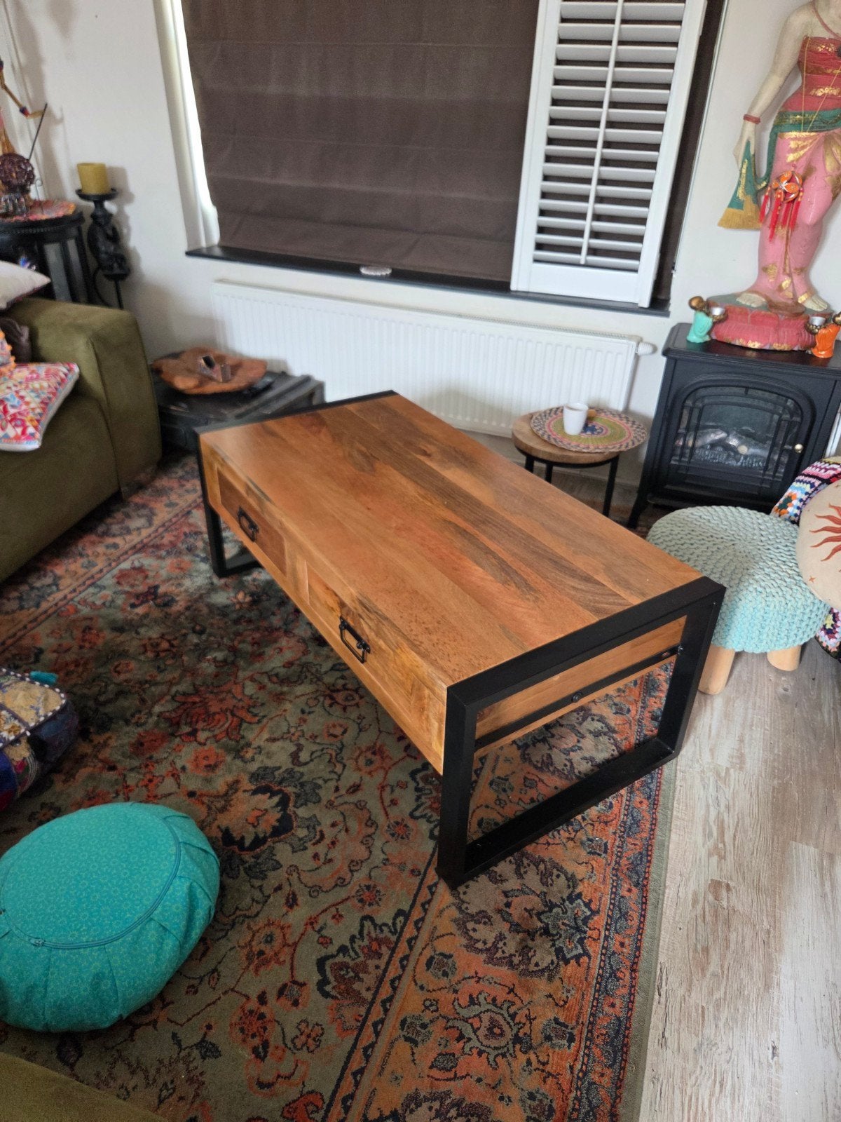 salon tafel, Ophalen