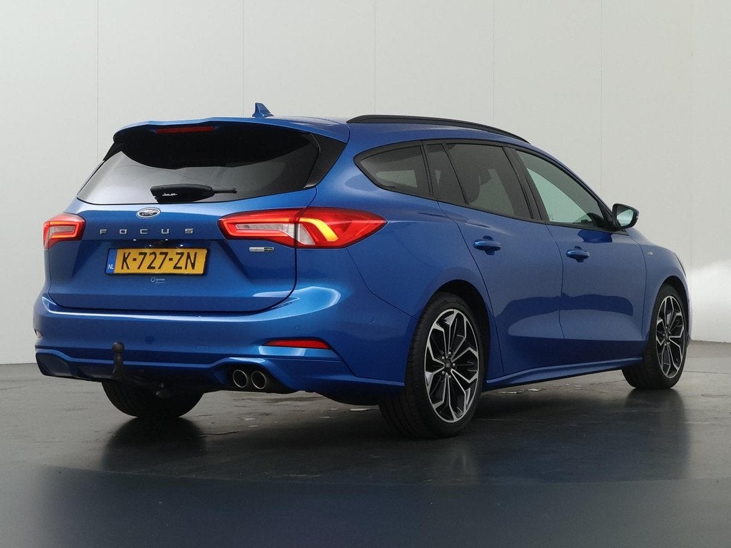 Ford Focus Wagon 1.0 EcoBoost Hybrid ST Line X Business | Tr, Auto's, Ford, Gebruikt, Blauw, Origineel Nederlands, 19 km/l
