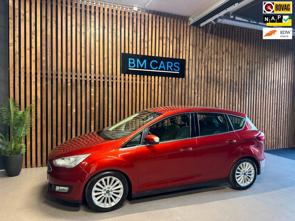 Ford C-Max 1.0 Titanium Clima,Cruise control,Pdc,Navi, Auto's, Ford, Bedrijf, Te koop, C-Max, ABS, Airbags, Airconditioning, Automatische klimaatregeling