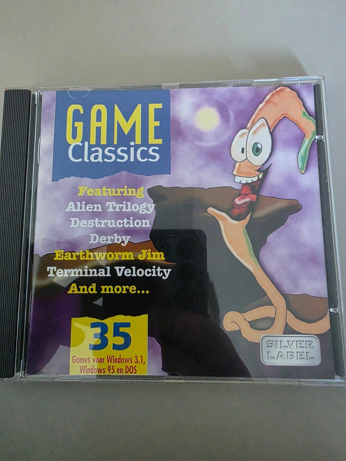 Pc game Game Classics - Derby Earthworm Jim, Avontuur en Actie, 1 speler, Ophalen of Verzenden, Zo goed als nieuw
