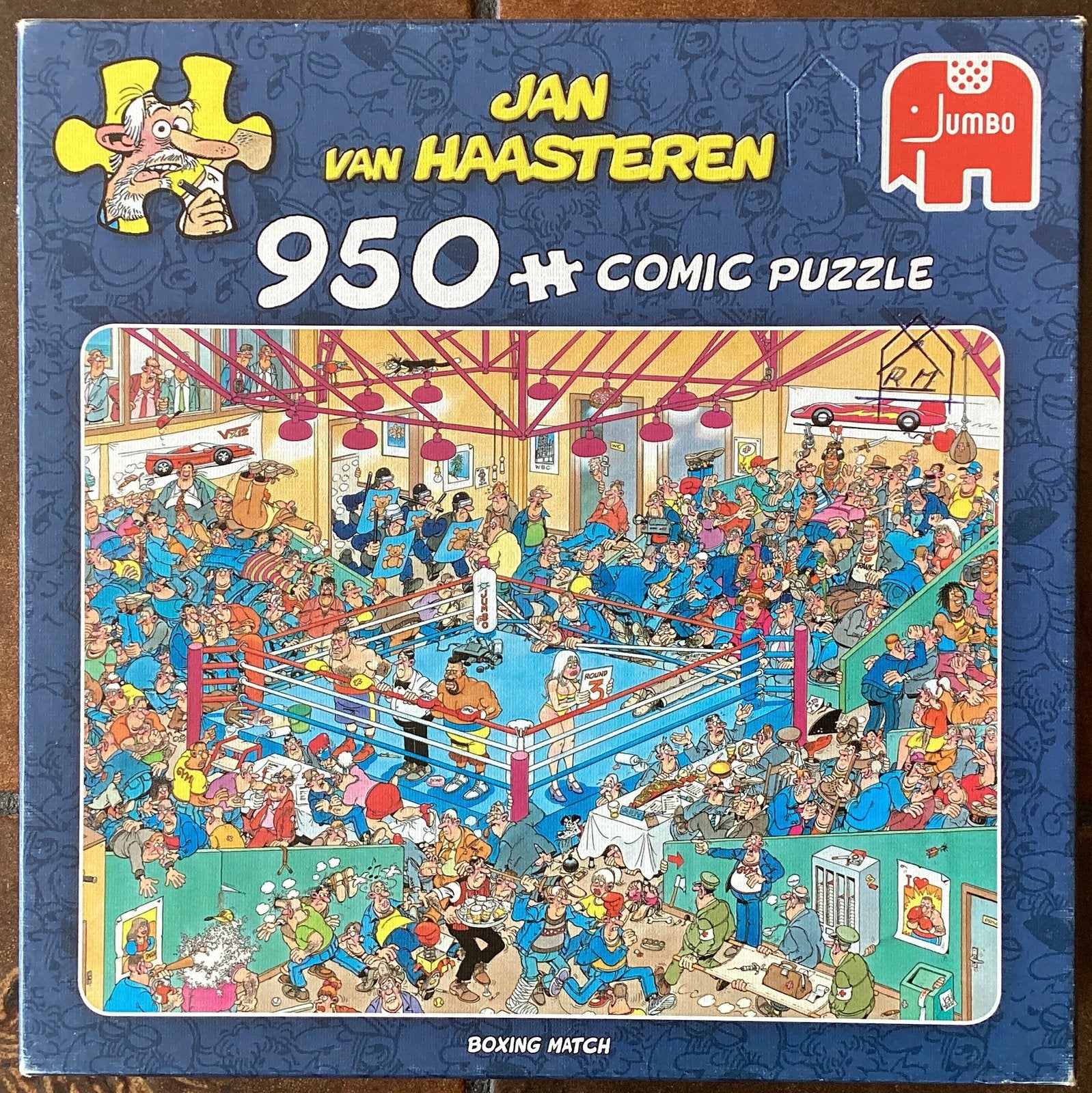 Jan van Haasteren 950 stukjes Boxing Match, Hobby en Vrije tijd, Denksport en Puzzels, Ophalen of Verzenden, 500 t/m 1500 stukjes