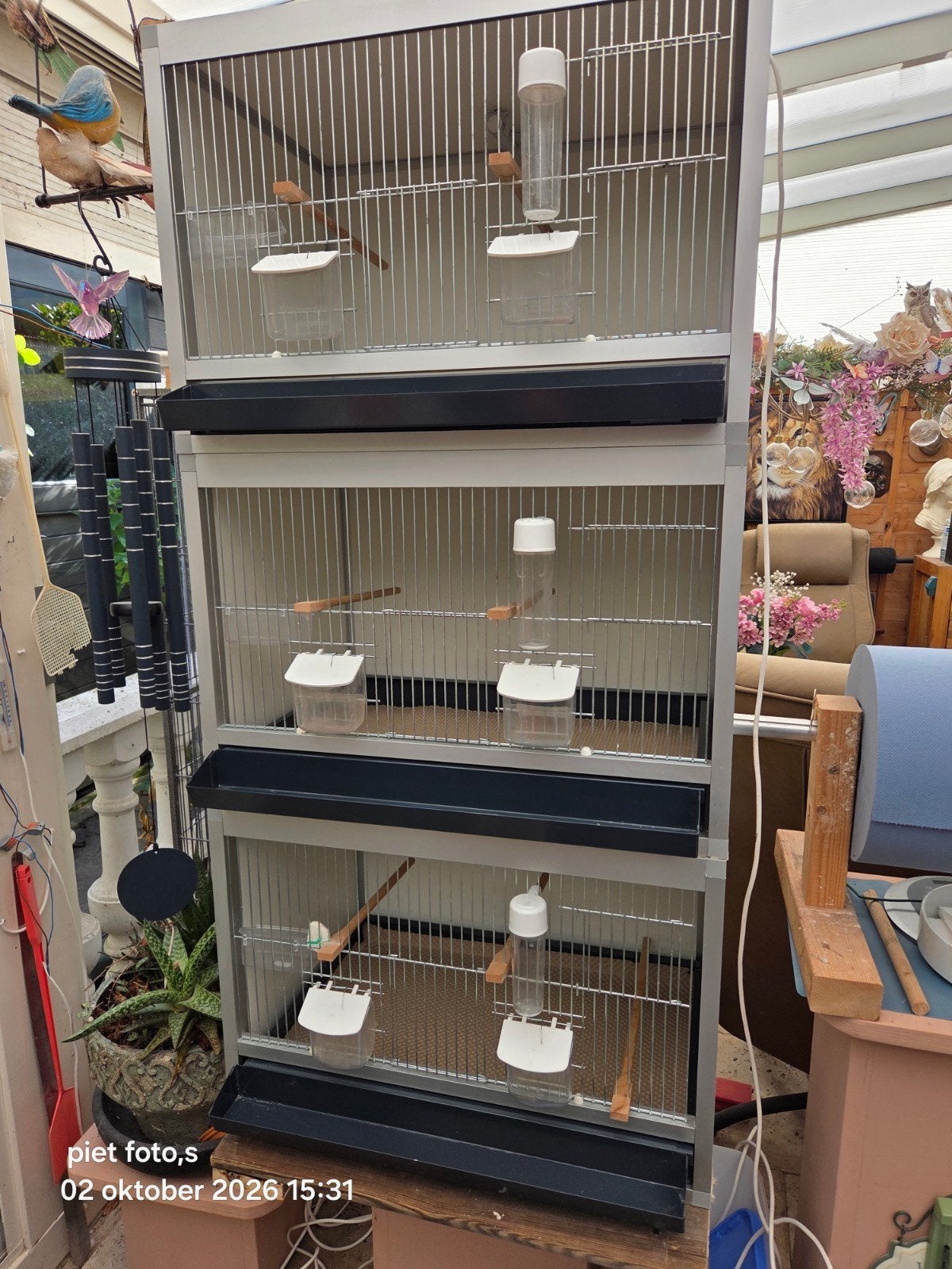 3 losse broedkooien  met led verlichting, Dieren en Toebehoren, Ophalen, Zo goed als nieuw, Overige materialen, Vogelkooi