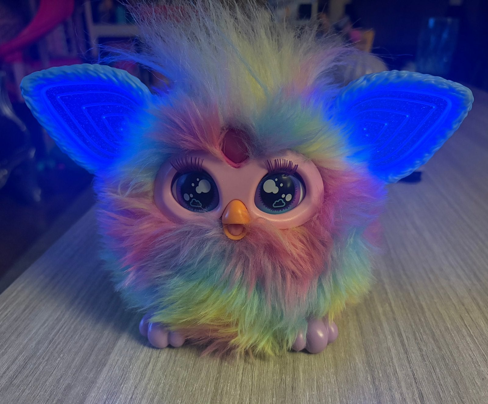 Furby tie dye Nederlandstalig + 7 furblets, Ophalen of Verzenden, Zo goed als nieuw, Jongen of Meisje