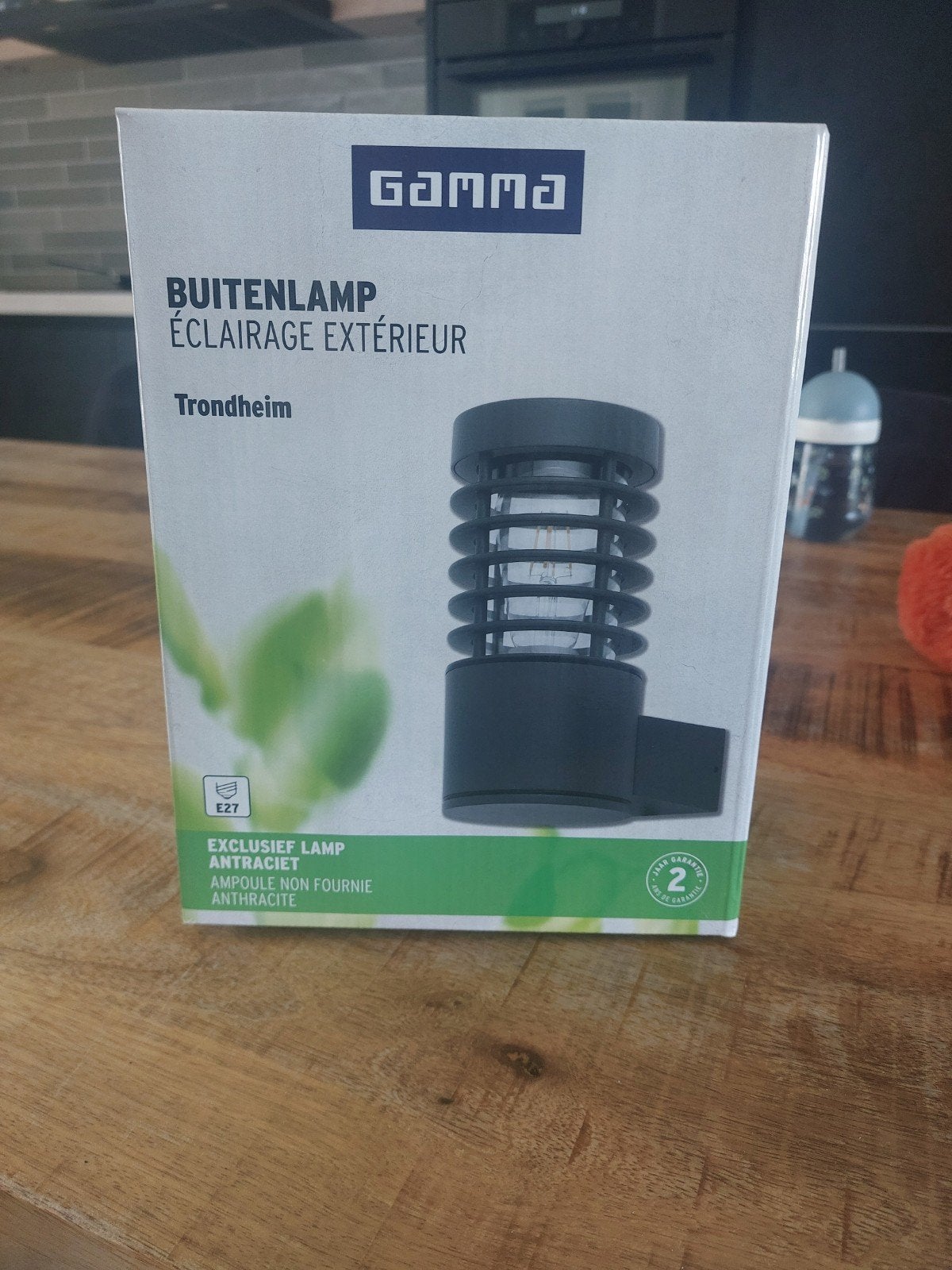Gamma buitenlamp Trondheim, Wandlamp, Nieuw, Ophalen of Verzenden, Netvoeding
