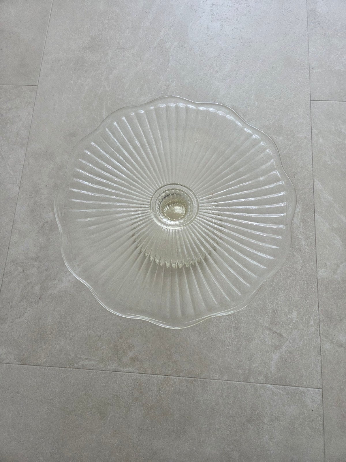 Glazen taartplateau / etagere, Ophalen of Verzenden