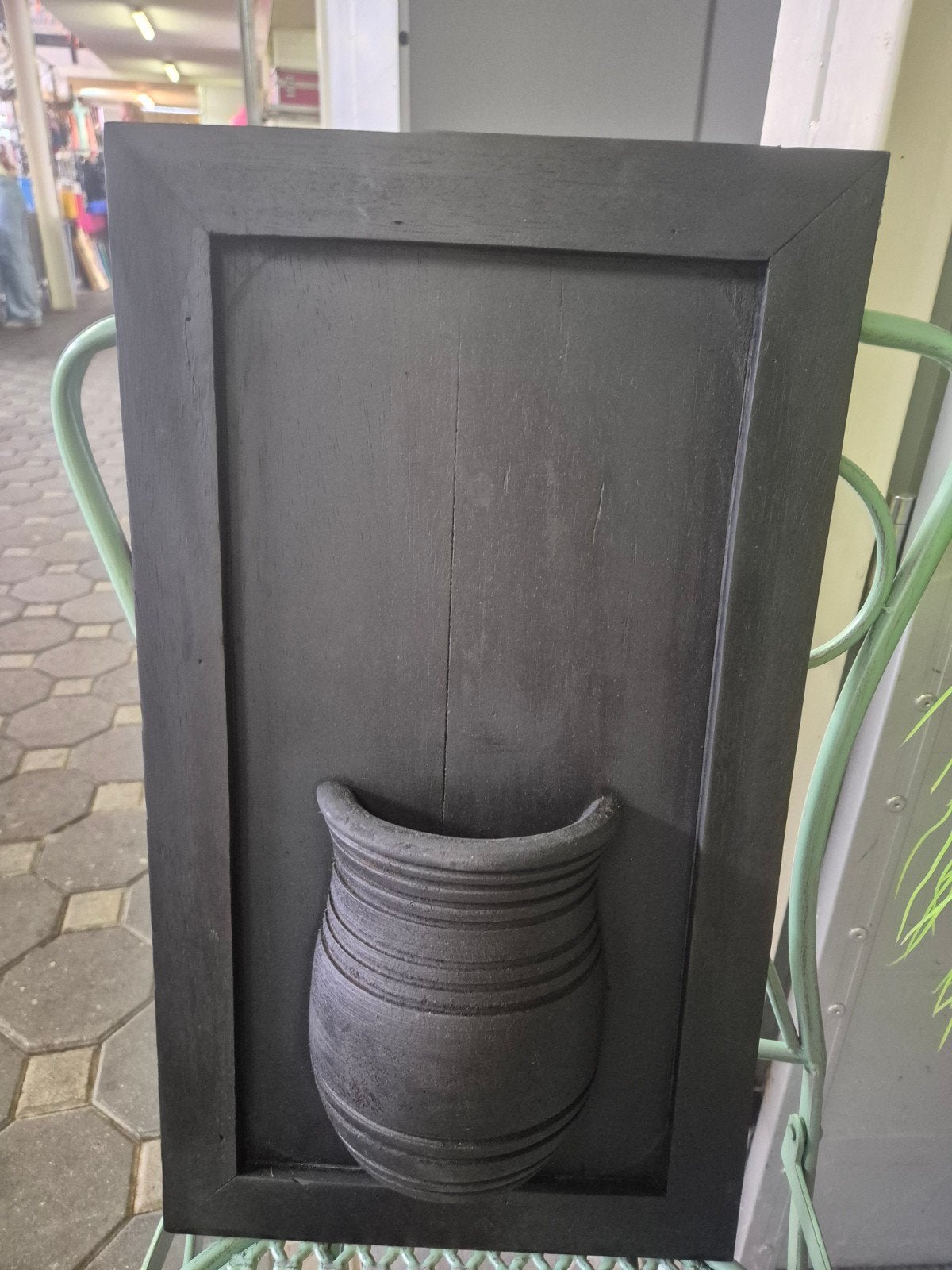 Handgemaakt Landelijk Houten Wandpaneel met Nepalese Pot, Huis en Inrichting, Onbekend@voorbeeld.com, Onbekend, Nieuw, Ophalen of Verzenden