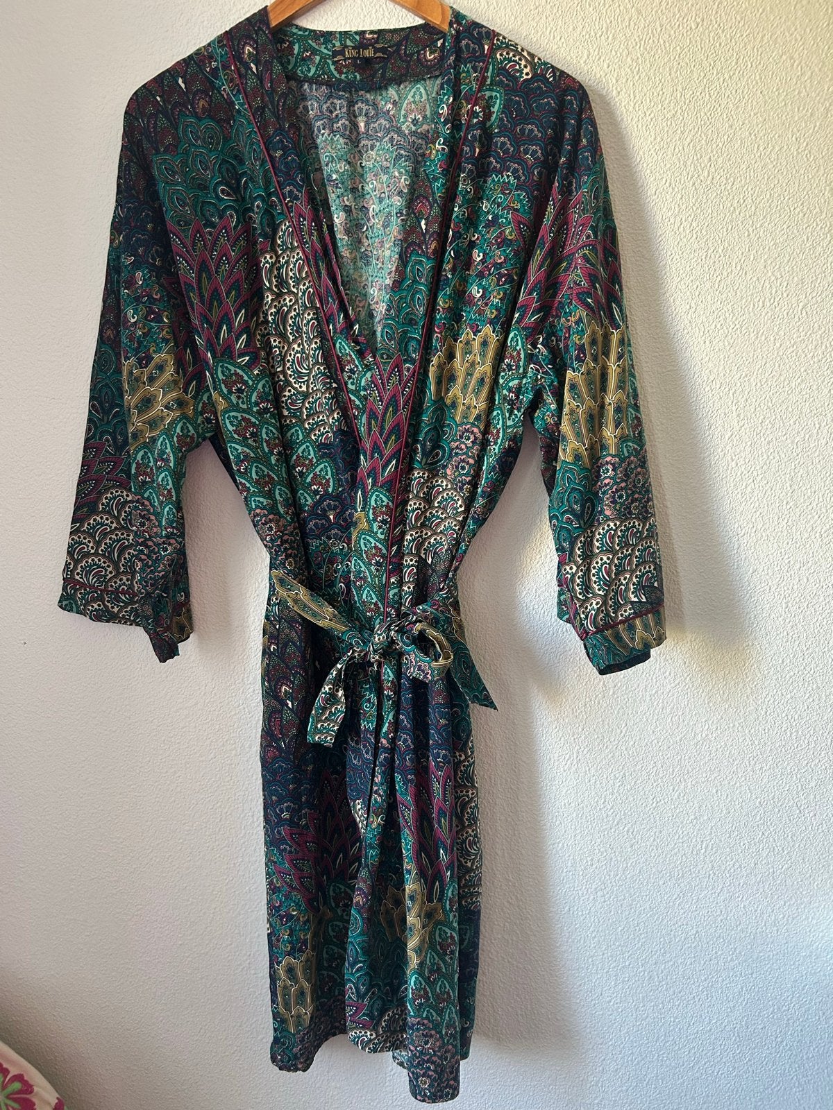 King Louie Kimono  met Paisley Print, Kleding | Dames, Verzenden, Zo goed als nieuw