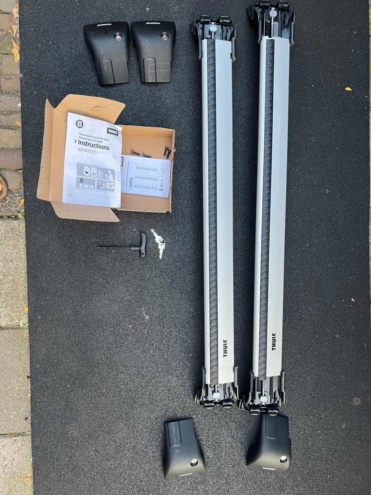 Thule dakdragers + Kit Renault Grand Scénic & Talisman, Auto diversen, Dakdragers, Zo goed als nieuw, Ophalen